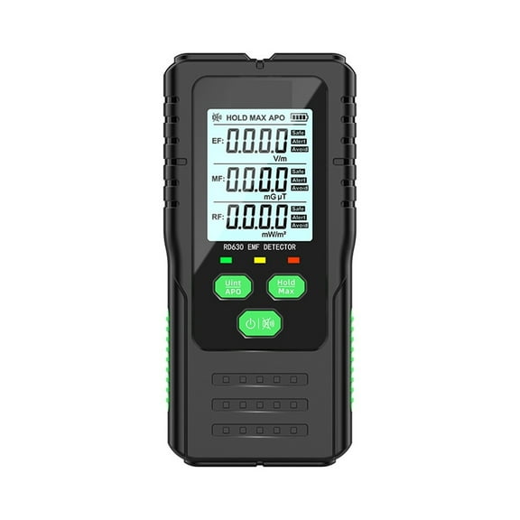 Electric Field Magnetic Field R F Radiation Detector Handheld Electromagnetic Radiation Tester EMF Radio Frequency Detect Meter ,Multi-Function & User-Friendly