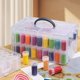 thumbnail image 5 of Contenedor para Guardar Pinturas de Diamantes, Organizador Apilable Cuentas 3 Niveles con Asa, Caja Manualidades., 5 of 7