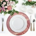 thumbnail image 4 of Rose Conch Black Round Placemats Plate Mats 15 Inch Non-Slip Heat Resistant Washable PVC Set Indoor for Kitchen Dining Table 4PCs, 4 of 6