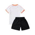 thumbnail image 2 of MSemis Kids Boys Sports Suit Mesh Tops and Shorts Workout Athletic Outfits White 13-14, 2 of 6