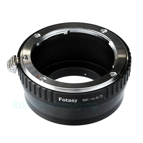 Fotasy Nikon F Mount lens to Micro 4/3 Adapter, fits Olympus OM-D E-M1 E-M5 E-M10 I II III IV E-M1X I II III E-PM2 E-PM1/Panasonic G7 G9 GH4 GH5 GM5 GX7 GX8 GX9 GX80 GX85 GX850 G90 G91 G95 G100