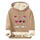thumbnail image 2 of Sudadera con capucha para hombre, informal, a la moda, con estampado, de felpa, de manga larga, con bolsillo, de poliéster, 2 of 5