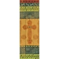 thumbnail image 2 of Grey, Jace 11x24 Black Ornate Wood Framed with Double Matting Museum Art Print Titled - Spanish cross, 2 of 4