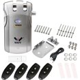 thumbnail image 1 of Cerradura De Puerta Con Control Remoto Sin Ojo De Cerradura Cerradura De Puerta Eléctrica Bluetooth Cerradura De Seguridad Sin Llave Antirrobo Con 4 Controles Remotos Para Tuya App Home Office Inevent EL013880-01, 1 of 6
