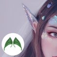 thumbnail image 4 of Cosplay Fairy Elf Ears Pixie Elven Vampire Halloween Props Verde 10cm Sunnimix Oreja de elfo de Halloween, 4 of 7