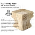 thumbnail image 3 of 10 Inch / 25 cm Wooden Furniture Legs, LAVANE Set of 4 European Style Solid Wood Carved Unfinished Replacement Feet for DIY Cabinet Sofa Couch Ottoman TV Stand Wardrobe Dresser Loveseat, 3 of 7