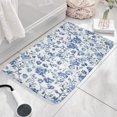 thumbnail image 3 of Pioneer Flower Floral Print Flannel Non Slip Door Rugs,Washable Door Mats Indoor,Decorative Door Mats,Dirt-Resistant and Absorbent Doormat for Entrance,Bedroom,Kitchen,Bathroom,31.5"x17", 3 of 4