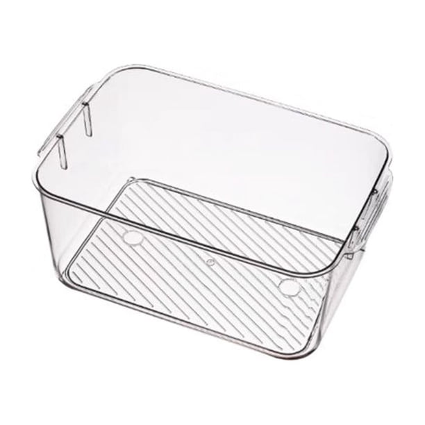 Cateissary Caja de almacenamiento de huevos ABS sellada y a prueba de humedad para huevos frescos, fabricante de cubitos de hielo, caja de Almacenamiento y organización del hogar L Sin tapa sin cesta
