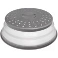 thumbnail image 3 of Colador plegable de la cubierta de la placa de microondas para las verduras de la fruta, libre de bap y no tóxico (gris) Feliz Sencillez, 3 of 5