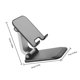 thumbnail image 2 of unbranded 2Ud Soporte Ajustable Para Teléfono Móvil Negro Con Base Estable Para Escritorio Y, 2 of 8