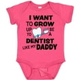 thumbnail image 3 of Inktastic I Want to Grow Up to Be a Dentist Like My Daddy Boys or Girls Baby Bodysuit, 3 of 5