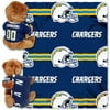 NFL San Diego Chargers Bear Throw/Pillow Combo