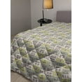 thumbnail image 2 of Egyptian Print Down Alternative Comforter, Head of an Indigenous Jackal Antiquities History, Microfiber Quilt for All Season, 5 Sizes, Yellow Black and Grey, by Ambesonne, 2 of 3