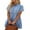 bleu, variante sur Wangsaura Robe en Denim d'Été pour Femmes, Col à Revers à Manches Courtes avec Boutons, Décontractée