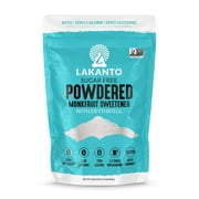 Lakanto Powdered Monk Fruit Sweetener - Powdered Sugar Substitute, Zero Calorie, Keto Diet Friendly, Zero Net Carbs, Zero Glycemic, Baking, Extract, Sugar Replacement (1.76 lbs)