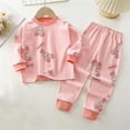 thumbnail image 6 of ZRBYWB Girls Nightgowns Children's Underwear Set Pure Cotton Boys Long Sleeve Baby Clothes Warm Girls Homewear Autumn Children's Clothes Sleepwear, 6 of 6