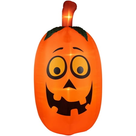 Halloween Airblown Inflatable 10 ft. Giant Pumpkin - Walmart.com