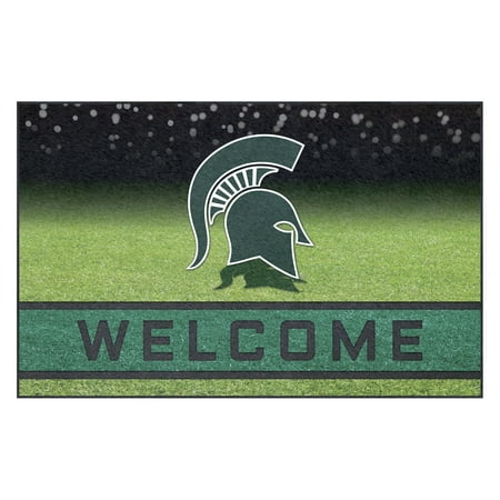 Michigan State Spartans Rug - Michigan State University Crumb Rubber Door Mat