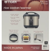 Tiger Rice Cooker/Warmer Stainless Steel 10 Cups