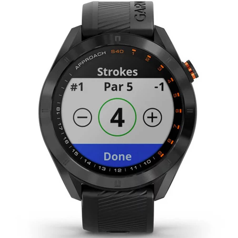 Garmin Approach S40 GPS Golf Smartwatch in Black - image 4 of 8
