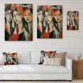 thumbnail image 4 of Designart "Les Demoiselles d Avignon A Masterpiece Unveiled III" Portrait Print on Natural Pine Wood, 4 of 5