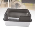 thumbnail image 1 of Cat Litter Box with High Enclosed Side,Stainless Steel Litter Box Stainless Steel Litter Box Enclosed Stainless Steel Large Cat Litter Box XL Litter Box for Multiple Cats, 1 of 7