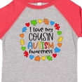 thumbnail image 4 of Inktastic I Love My Cousin Autism Awareness Boys or Girls Toddler T-Shirt, 4 of 5