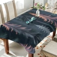 thumbnail image 4 of ALAZA Holographic Forest Pattern Rectangle Tablecloth Tablecover Dinning Table Cloth 54"x54", 4 of 8