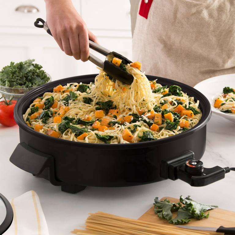 14 inch Non-Stick Frying Pan with Lid Ceramic Cookware Large Capacity  Skillet US