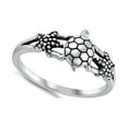 thumbnail image 4 of Cute Turtle Starfish Ocean Beach Ring .925 Sterling Silver Band Jewelry Female Male Unisex Size 7, 4 of 4