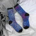 thumbnail image 5 of Rateoe Ireworks In The Night Sky for Women Casual Calf Socks - Cute Crew Socks - Thin Soft Above Ankle Socks Size 5-11, 5 of 6