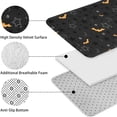 thumbnail image 5 of Halloween Bats and Stars Pattern Bathroom Rugs Sets 3 Piece,Toilet Cover Set,Absorbent Non Slip Bathroom Mats Sets with U-Shaped Contour Rug Toilet Rug Set, 5 of 5