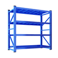 thumbnail image 3 of 59" W Garage Shelving 3000LBS Garage Shelving Heavy Duty 4-Tier Metal Storage Shelves Adjustable Shelf Unit for Basement Warehouse 59.1" W x 23.7" D x 78.7" H Blue, 3 of 9
