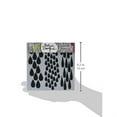 thumbnail image 2 of Crafter's Workshop Template 6"X6"-Mini Rain, Pk 3, Crafters Workshop, 2 of 2