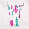 thumbnail image 5 of GZHJMY Towel Set of 3,Green Pink Pineapples 1 Bath Towel, 1 Towel, 1 Small Square Towel, Strong Soft and Compact Absorbent Yoga Gym Hotel Excellent Choice., 5 of 7