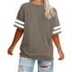 thumbnail image 3 of Mujeres Más Tamaño de Manga Larga Tops Cuello Redondo Camisa Casual Camiseta Top para la Primavera Verano Uso Diario Más Tamaño Casual Tops, 3 of 5
