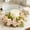 ZZ Multicolor, variant on Zhi Spring Summer Artificial Flower Garlands Mini Floral Wedding Candle Ring Wreath Table Centerpiece for Party Home Door Decor