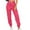 Red, variant on Fartey Solid Color Sweatpants for Women 2025 Fall Fleece Elastic High Waisted Jogger Pants Soft Comfy Drawstring Cinch Bottom Sweatpant with Pockets Gray S