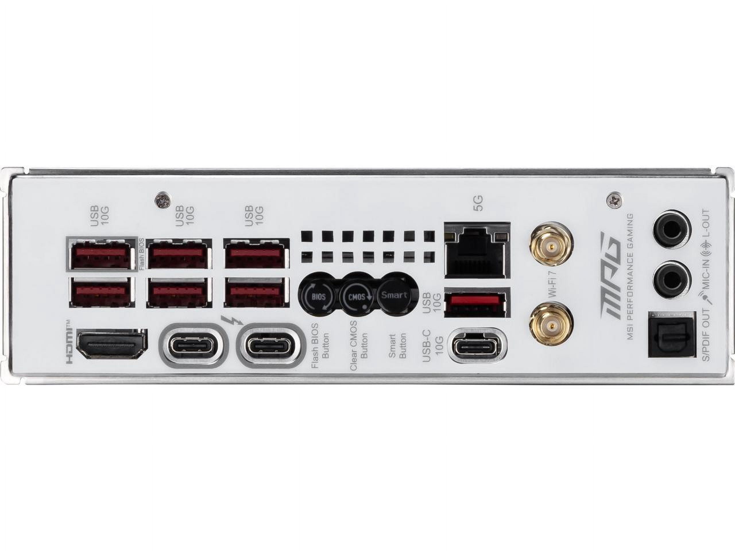 MSI MPG Z890I EDGE TI WIFI LGA 1851 Intel Z890 SATA 6Gb/s Mini ITX Motherboard
