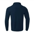 thumbnail image 5 of DHFJKG Mens Quarter Zip Knitting Sweater Casual Solid Color Loose Fit Long Sleeve Stand Collar Knitwear Pullover With Ribbing Edge Warm Versatile Jumper Tops, 5 of 5