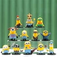 thumbnail image 1 of Minions, juguetes de Minions, juguetes de Minions, 12 piezas de decoraciones en miniatura de Minions hechas a mano, juguetes de muñeca de huevo retorcido, 1 of 4