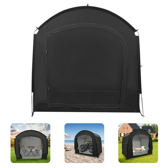Rectangular Outdoor Bike Tent 3-4 Bikes Storage Tent Bicycle Storage Tent w/4* Stakes