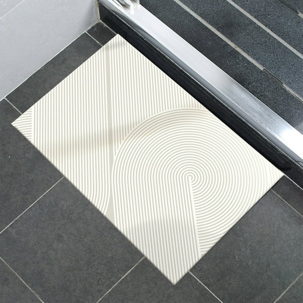 pstuiky Felpudo de diatomeas para baño absorbente de agua y antideslizante.