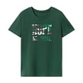 thumbnail image 1 of Camiseta para mujer de verano con cuello redondo y ajuste regular para viajes, mochilero, uso diario S, 1 of 7