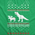 thumbnail image 2 of T-Rex Attack Moose Ugly Sweater Sarcastic T Shirt Funny Christmas Gift Sarcasm Graphic Tees, 2 of 7