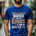 thumbnail image 2 of Kings Are Born on March 16 T-Shirt, Vintage Birthday Shirt for Men, Perfect Gift for March Birthday, 2 of 4