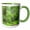 Green/White, variant on 3drose, Usa, Washington, Olympic Nf. Scenic on Lower Big Quilcene River Trail., 11oz Mug