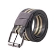 thumbnail image 2 of Nmnitkp Belt Men's Women's Adjustable Nylon Canvas Woven Belt, No Punching Breathable Wear-resistant Everyday Belt for Jeans Pants Daily Outdoor Activities Gray,Free Size, 2 of 9