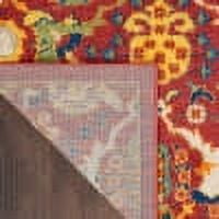 Nourison Allur Persian Red Multicolor 7'10" x 9'10" Area Rug, (8x10)
