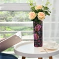 thumbnail image 6 of Plastic Vase 11.8 x 3.9 Inch Vase Transparent Non-Breakable Plastic Ornamental Culture Bottle Storage Jar Modern Family Wedding Decoration Beautifui Rose Pink, 6 of 6